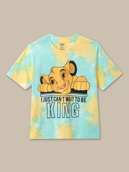 Lion King Multi Color Tshirt For Boys