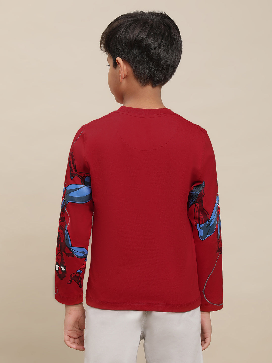 Spiderman Red Tshirt For Boys