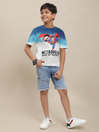 Superman Multi Color Tshirt For Boys