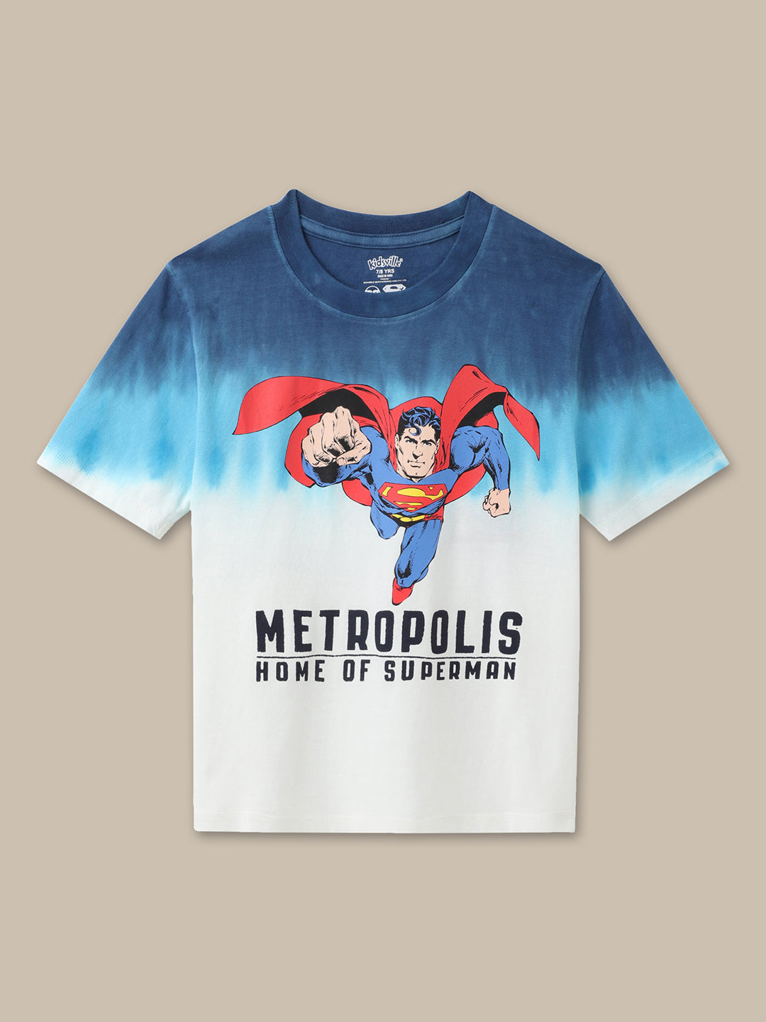 Superman Multi Color Tshirt For Boys