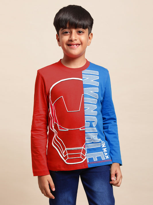 Iron Man Multi Color Tshirt For Boys