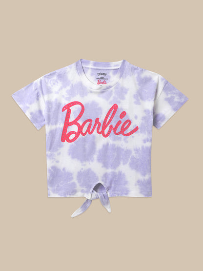 Barbie Multi Color Tshirt For Girls