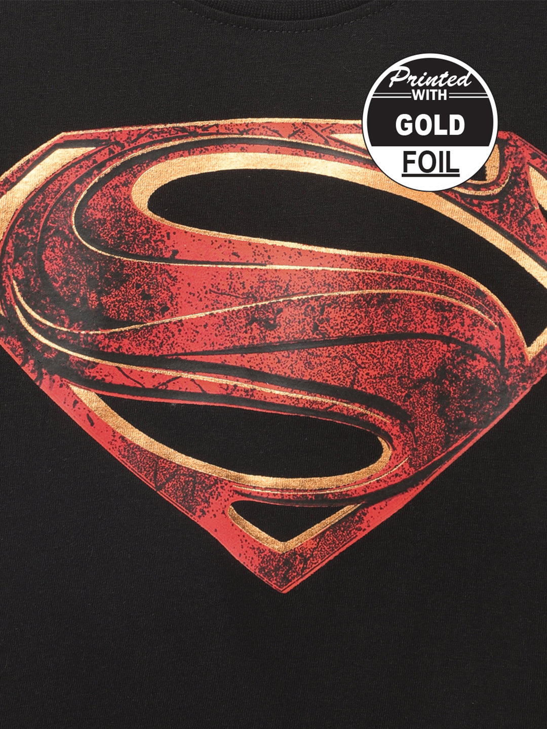 Superman Black Tshirt For Boys