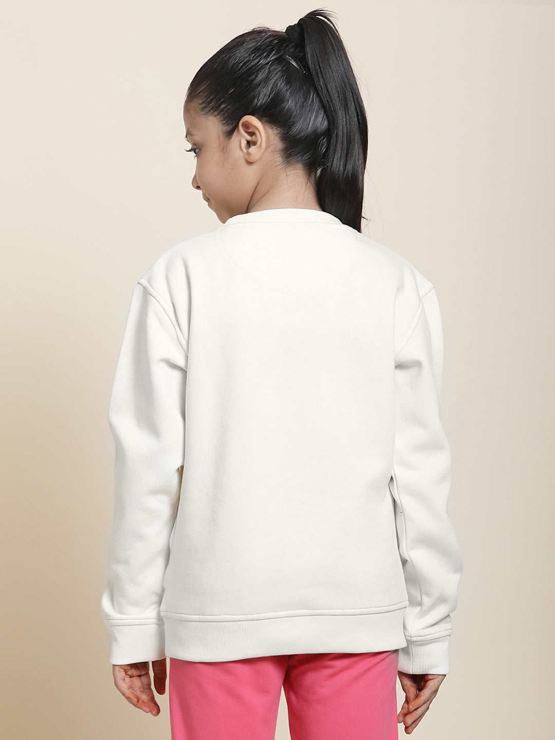 Unicorns Off-White Sweatshirt For Girls