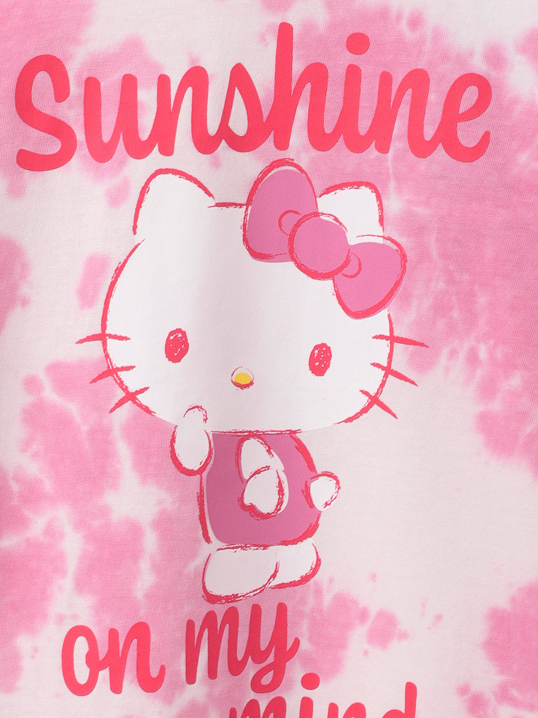 Hello Kitty Multi Color Tshirt For Girls