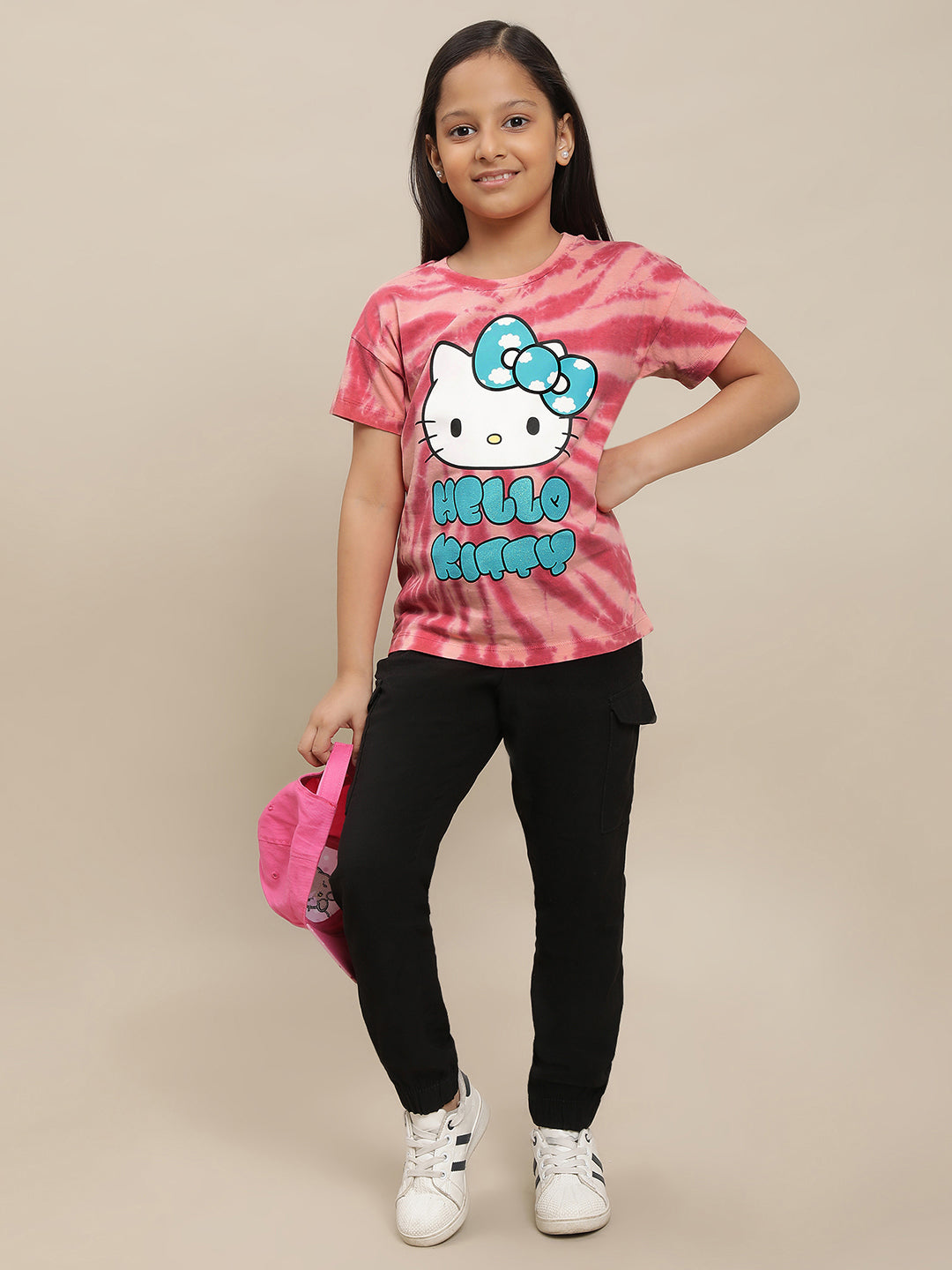 Hello Kitty Multi Color Tshirt For Girls