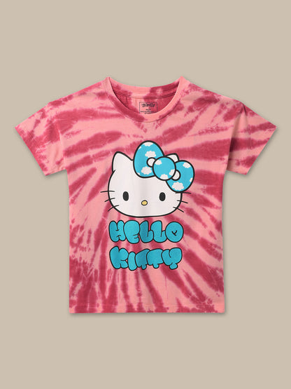 Hello Kitty Multi Color Tshirt For Girls