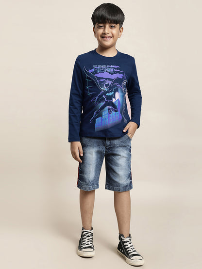 Batman Navy Tshirt For Boys