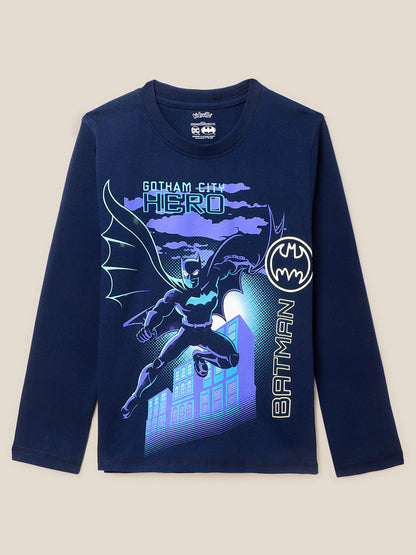 Batman Navy Tshirt For Boys