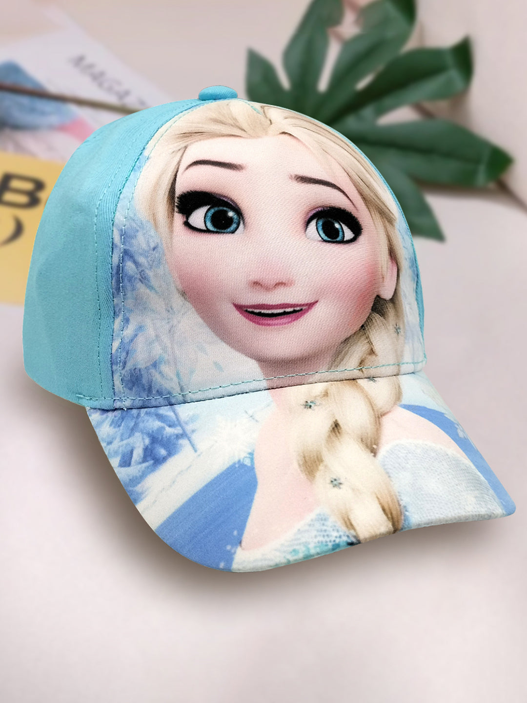 Kids Girls Frozen Blue Cap