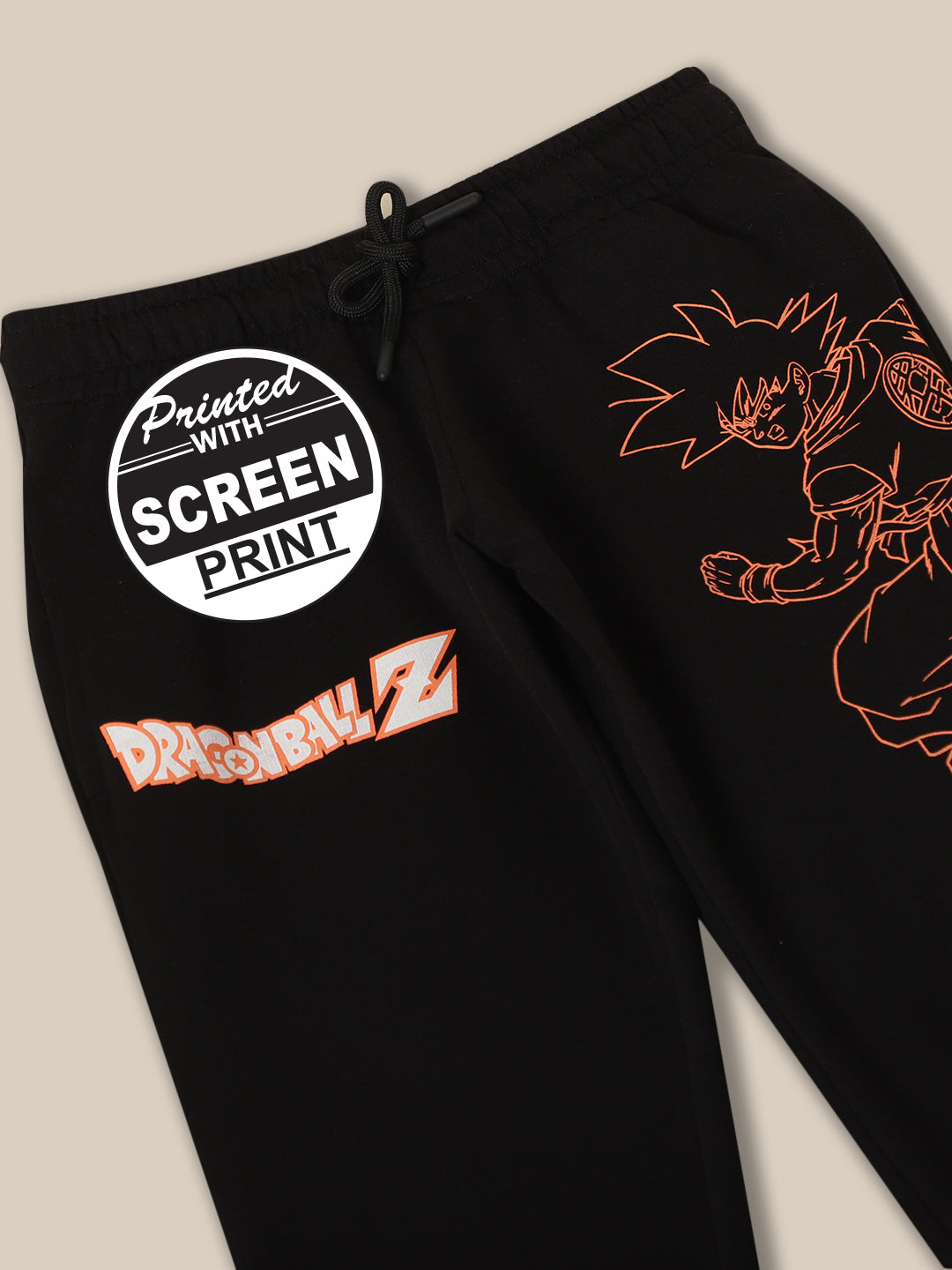 Dragon Ball Z Black Jogger For Boys