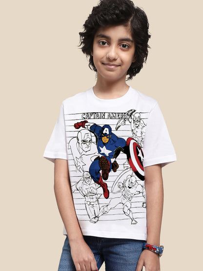 Captain America Tshirt For Boys