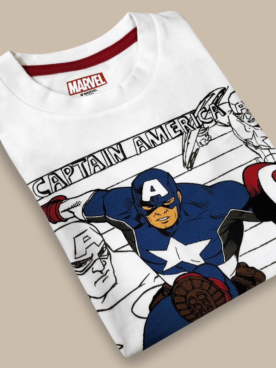 Captain America Tshirt For Boys