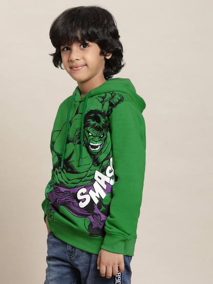 Hulk Green Hoodies For Boys