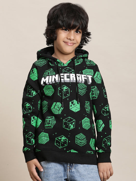 Minecraft Black Hoodies For Boys