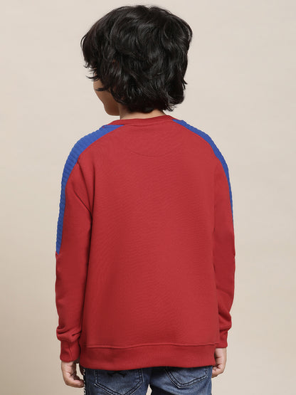 Captain America Multi Color Sweatshirt For Boys