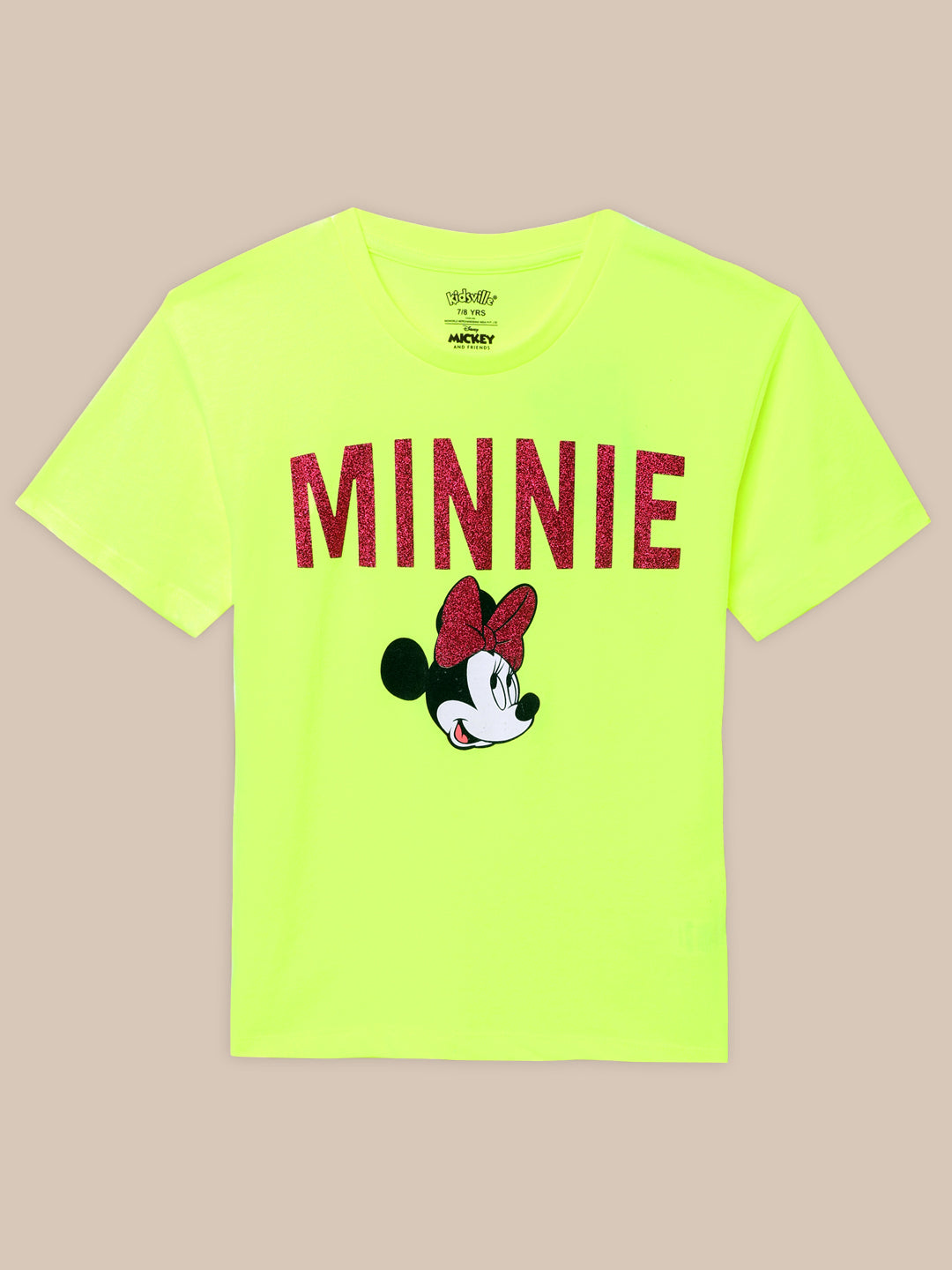 Mickey & Friends Green Tshirt For Girls