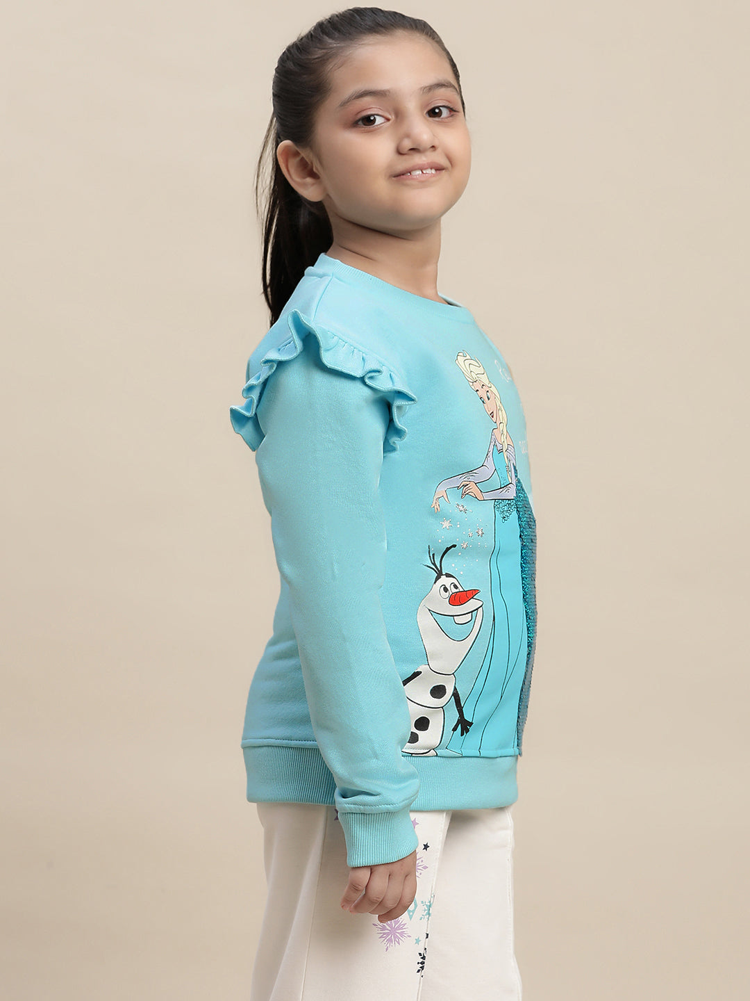 Frozen Blue Sweatshirt For Girls