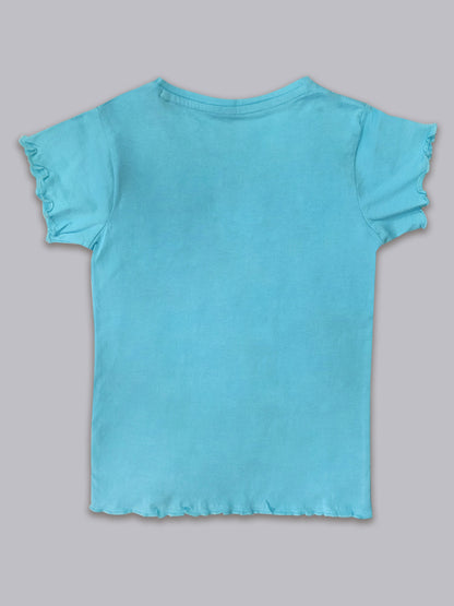 The Little Mermaid Blue Tshirt For Girls