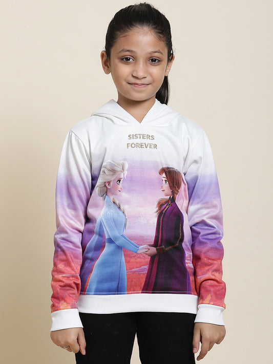 Frozen 2 Off-White Hoodies For Girls