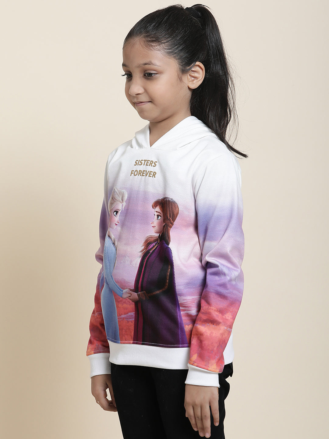 Frozen 2 Off-White Hoodies For Girls