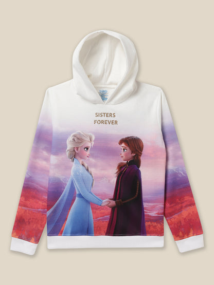 Frozen 2 Off-White Hoodies For Girls