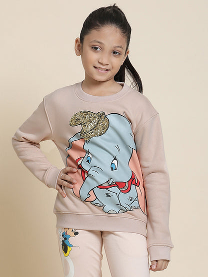 Dumbo Pink Sweatshirt For Girls