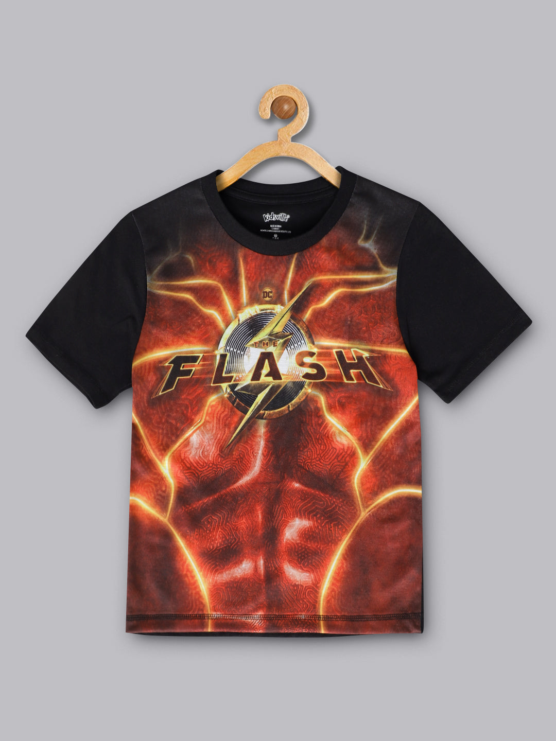 Flash Black Tshirt For Boys