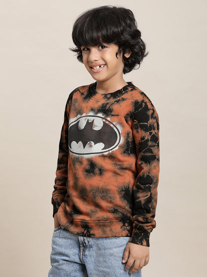 Batman Multi Color Sweatshirt For Boys