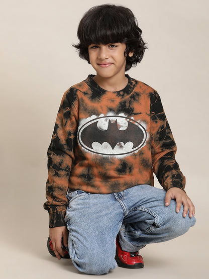 Batman Multi Color Sweatshirt For Boys