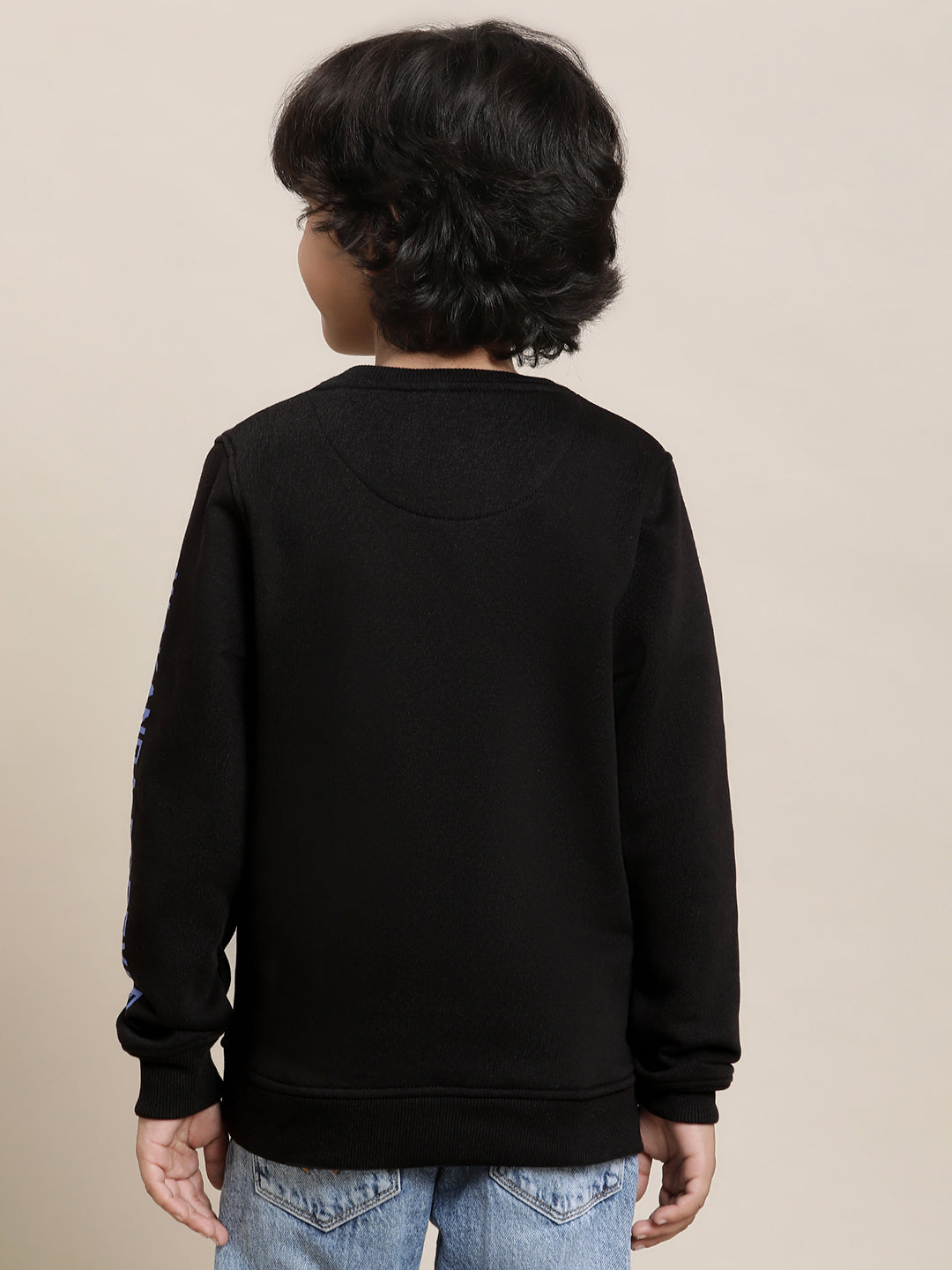 Black Panther Black Sweatshirt For Boys