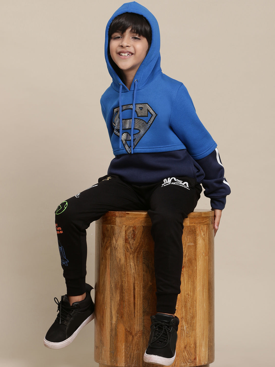 Superman Multi Hoodies For Boys