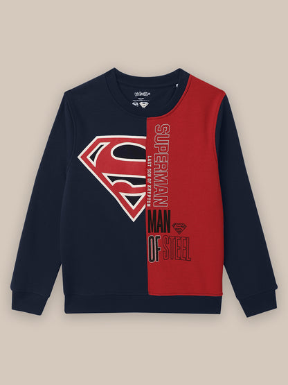 Superman Multi Color Sweatshirt For Boys