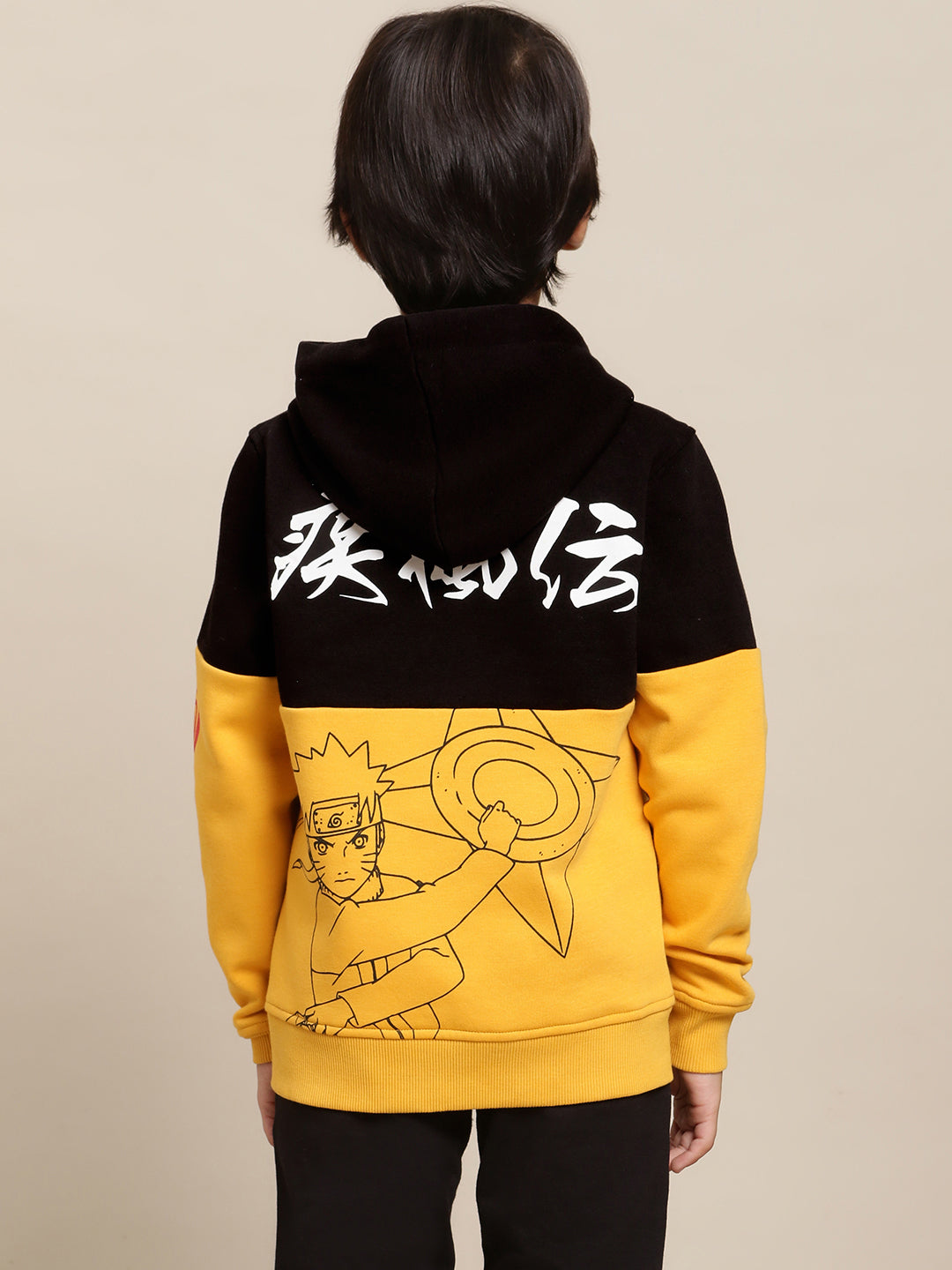 Naruto Yellow Hoodies For Boys