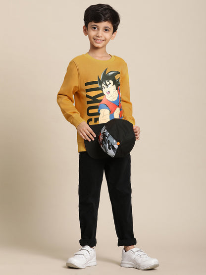 Dragon Ball Z Yellow Sweatshirt For Boys