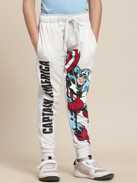 Captain America Grey Jogger For Boys