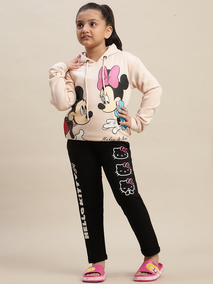 Hello Kitty Black Jogger For Girls