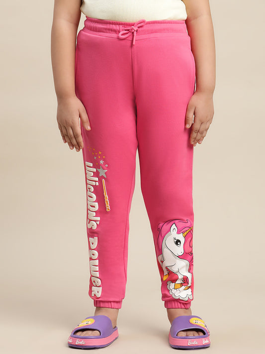 Unicorns Pink Jogger For Girls