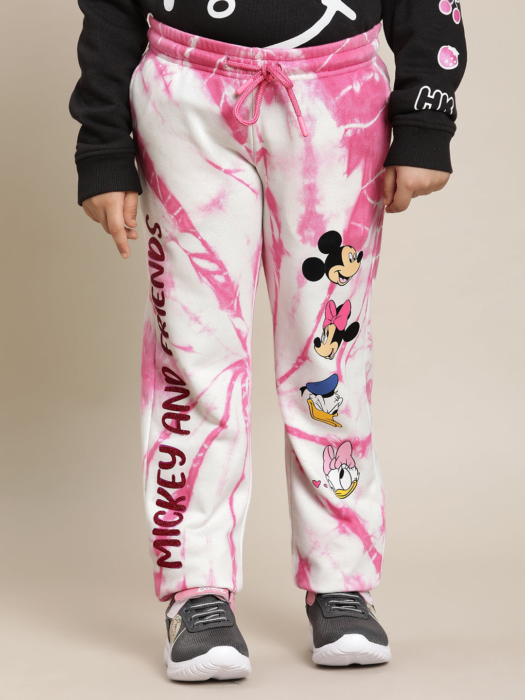 Mickey & Friends Regular Fit Jogger For Kids Girls