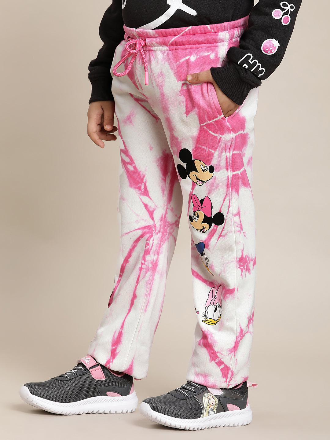 Mickey & Friends Regular Fit Jogger For Kids Girls