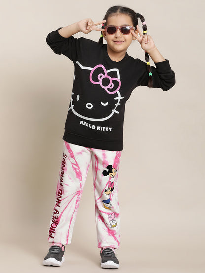 Mickey & Friends Regular Fit Jogger For Kids Girls