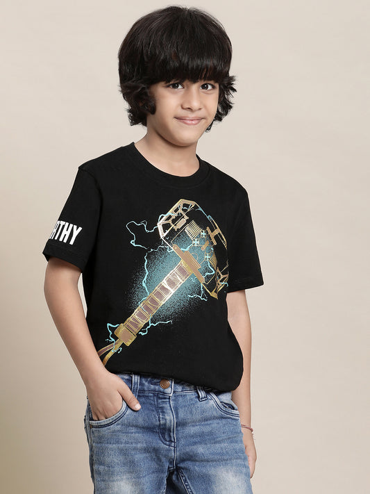 Thor Black Tshirt For Boys