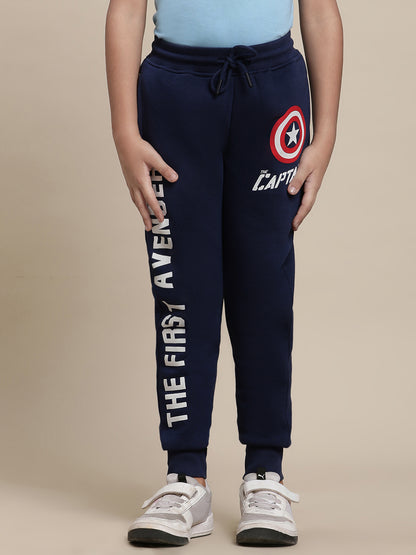 Captain America Navy Jogger For Boys