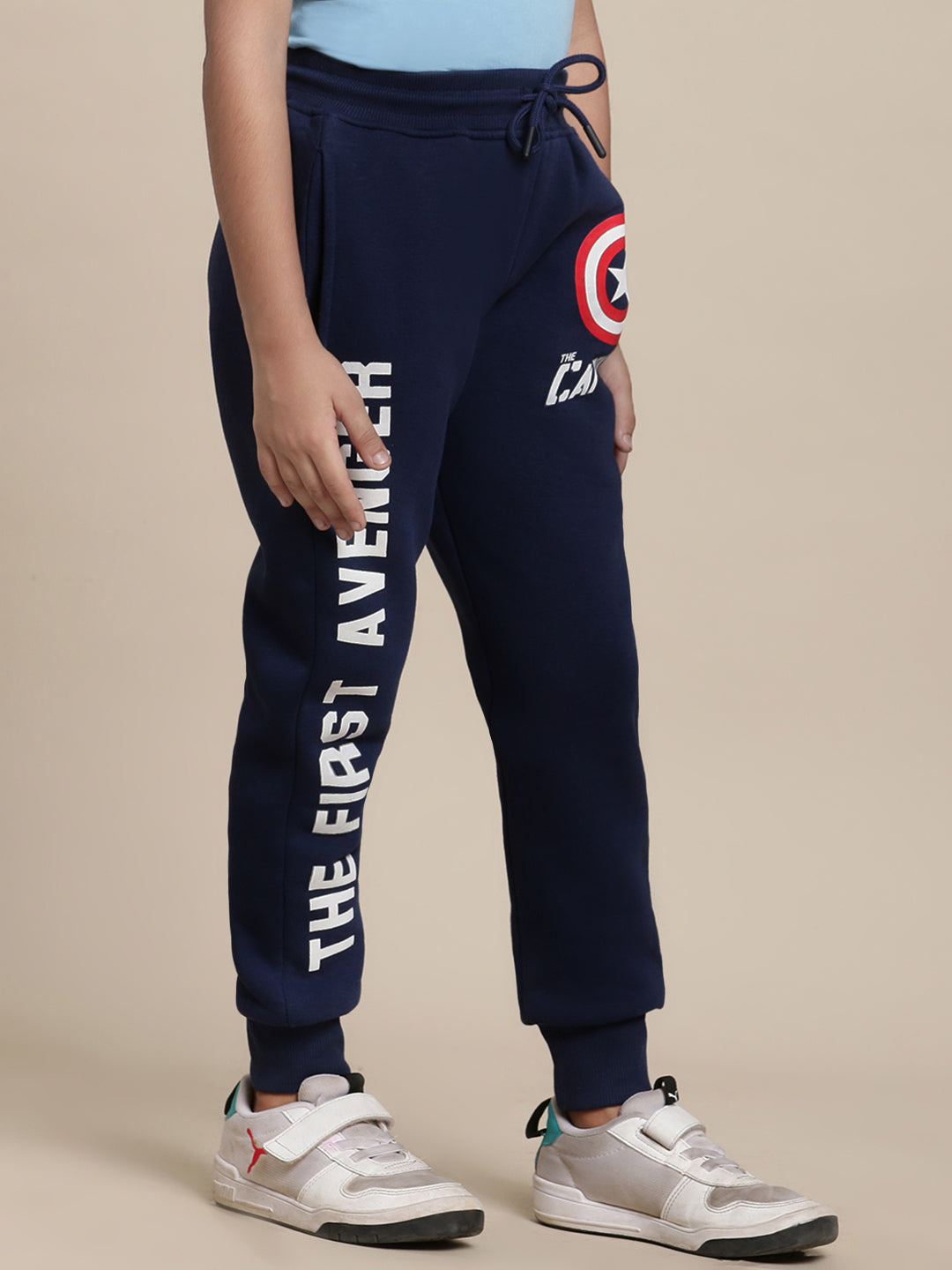 Captain America Navy Jogger For Boys