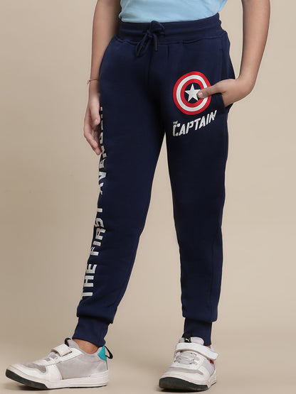 Captain America Navy Jogger For Boys