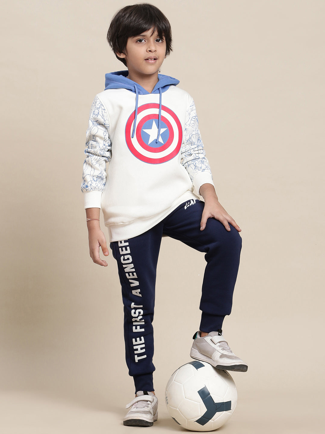 Captain America Navy Jogger For Boys