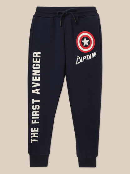 Captain America Navy Jogger For Boys