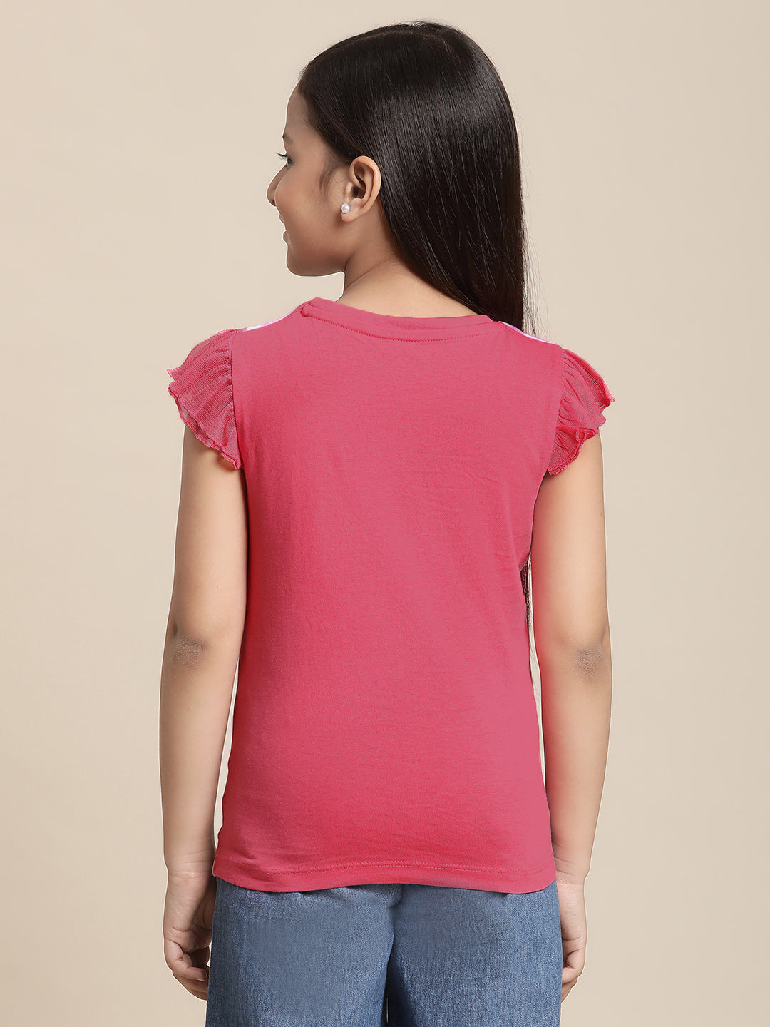 Frozen Pink Tshirt For Girls