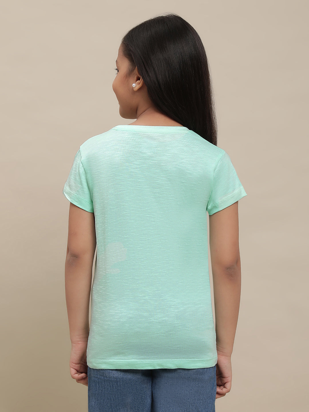 Frozen Green Tshirt For Girls