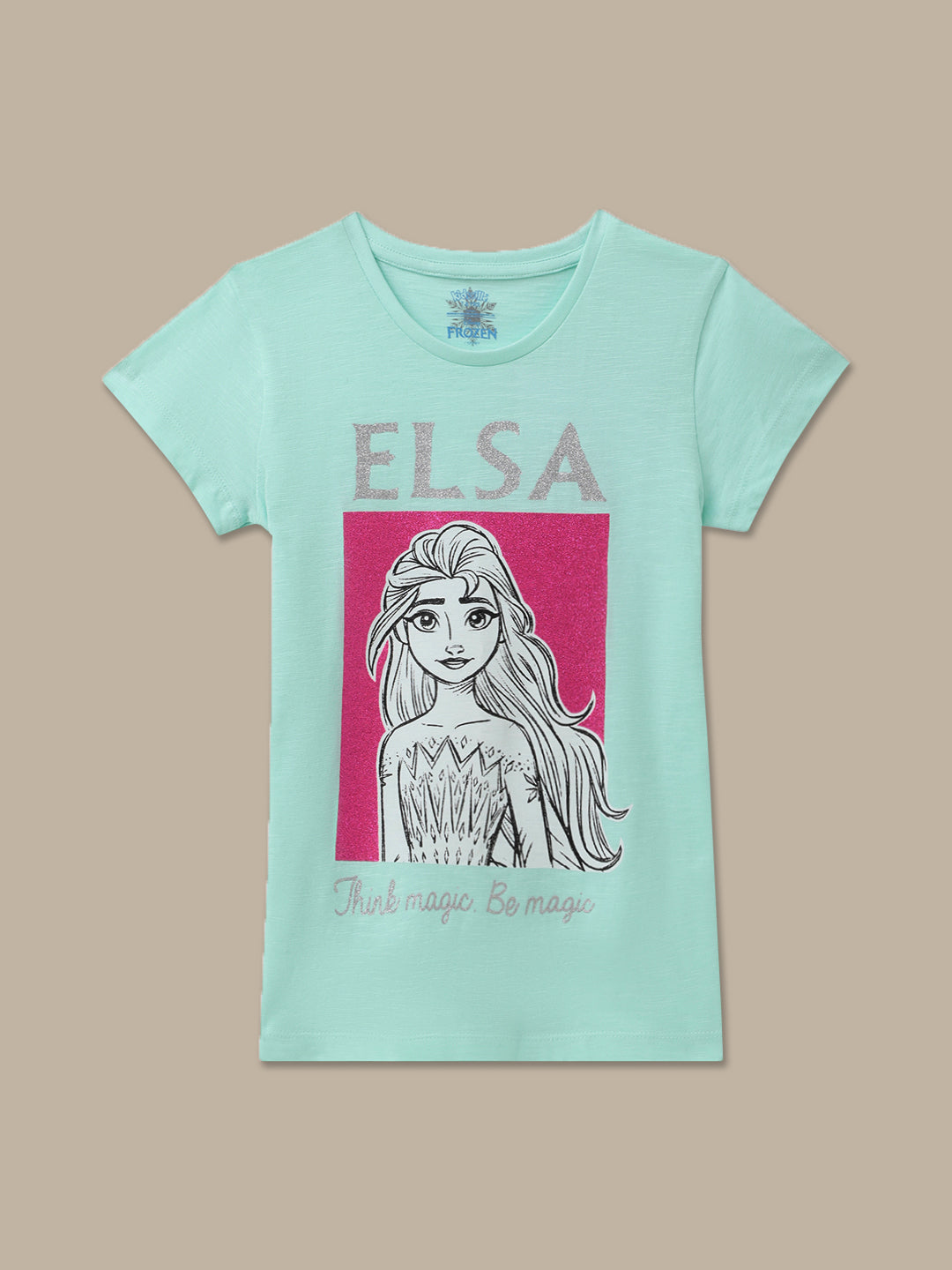 Frozen Green Tshirt For Girls